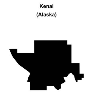 Kenai (Alaska) boş ana hat haritası