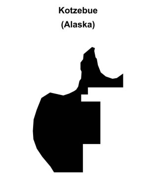 Kotzebue (Alaska) boş ana hat haritası