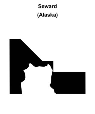 Seward (Alaska) boş ana hat haritası