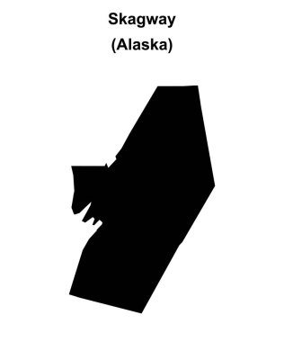 Skagway (Alaska) boş ana hat haritası