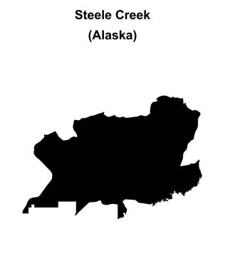 Steele Creek (Alaska) boş ana hat haritası