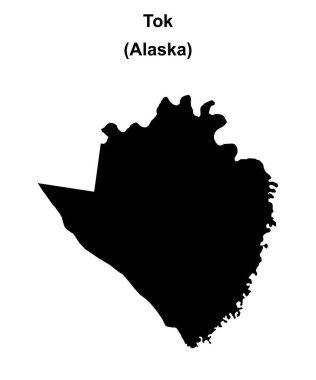 Tok (Alaska) boş ana hat haritası