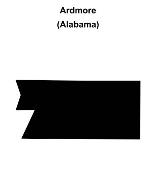Ardmore (Alabama) boş ana hat haritası