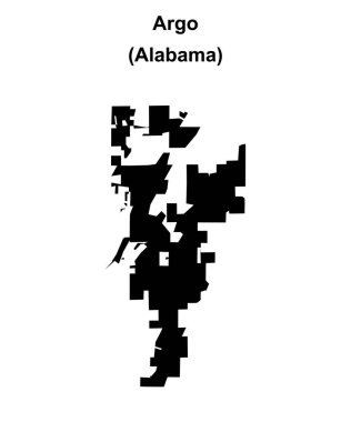 Argo (Alabama) boş ana hat haritası
