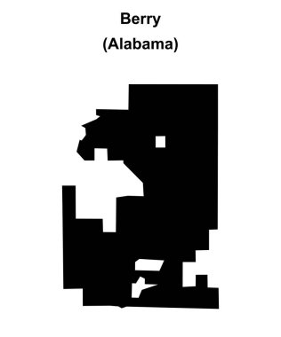 Berry (Alabama) boş ana hat haritası