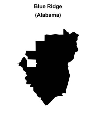 Blue Ridge (Alabama) boş ana hat haritası