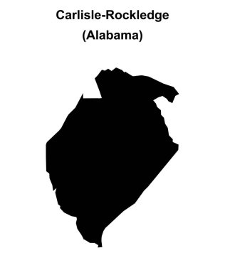 Carlisle-Rockledge (Alabama) boş ana hat haritası