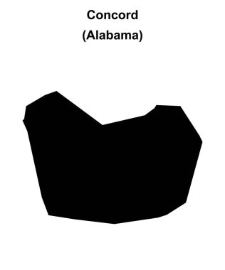 Concord (Alabama) boş ana hat haritası