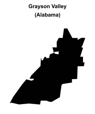 Grayson Vadisi (Alabama) boş ana hat haritası