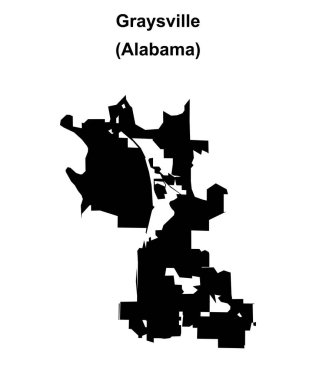 Graysville (Alabama) boş ana hat haritası