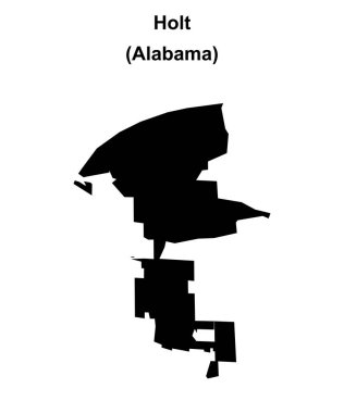 Holt (Alabama) Boş ana hat haritası