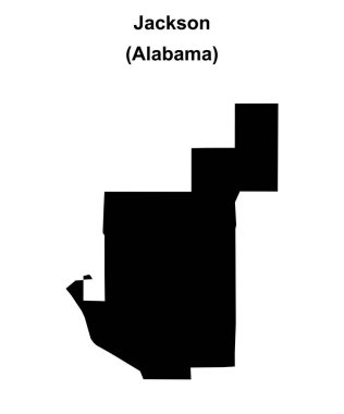 Jackson (Alabama) boş ana hat haritası