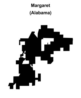 Margaret (Alabama) boş ana hat haritası