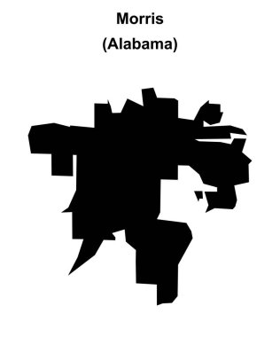 Morris (Alabama) boş ana hat haritası