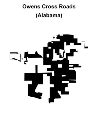 Owens Kavşağı Yolları (Alabama) boş ana hat haritası
