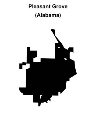 Pleasant Grove (Alabama) boş ana hat haritası