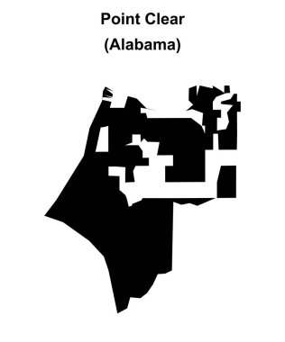 Nokta Temizleme (Alabama) boş ana hat haritası
