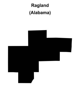 Ragland (Alabama) boş ana hat haritası