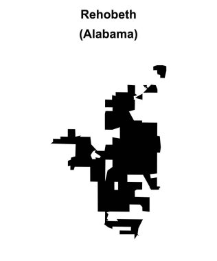 Rehobeth (Alabama) boş ana hat haritası