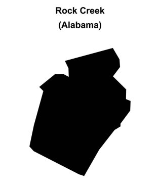 Rock Creek (Alabama) boş ana hat haritası
