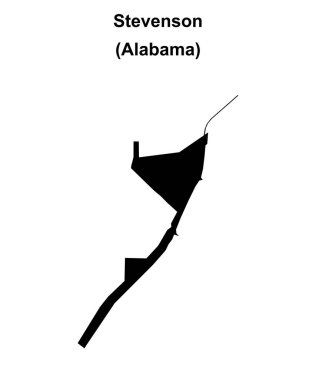 Stevenson (Alabama) boş ana hat haritası