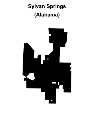 Sylvan Springs (Alabama) boş ana hat haritası