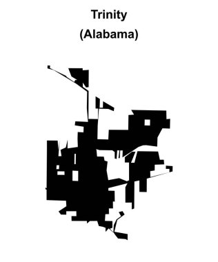 Trinity (Alabama) boş ana hat haritası