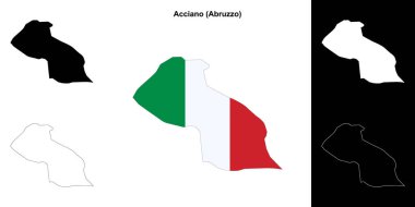 Acciano (Abruzzo) ana hat haritası ayarlandı