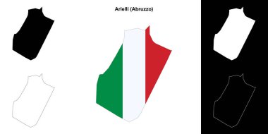 Arielli (Abruzzo) ana hat haritası seti