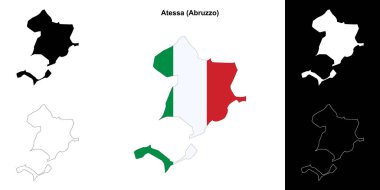 Atessa (Abruzzo) ana hat haritası seti