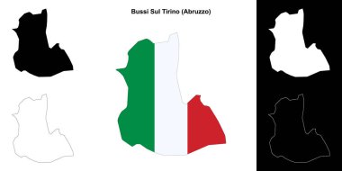 Bussi Sul Tirino (Abruzzo) ana hat haritası ayarlandı