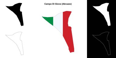 Campo Di Giove (Abruzzo) ana hat haritası seti