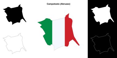 Campotosto (Abruzzo) ana hat haritası ayarlandı