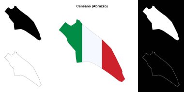 Cansano (Abruzzo) ana hat haritası ayarlandı