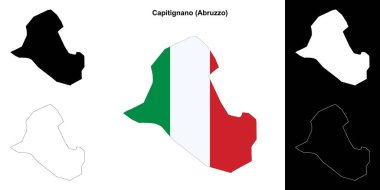 Capitignano (Abruzzo) ana hat haritası ayarlandı