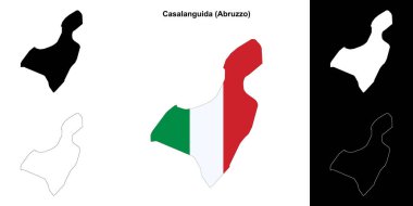 Casalanguida (Abruzzo) ana hat haritası ayarlandı