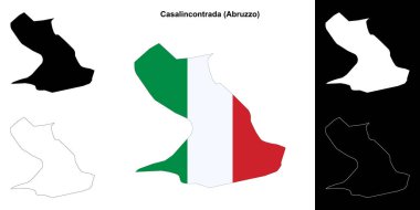 Casalincontrada (Abruzzo) ana hat haritası ayarlandı