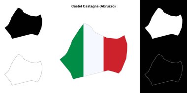 Castel Castagna (Abruzzo) ana hat haritası ayarlandı