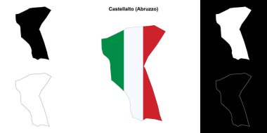 Castellalto (Abruzzo) ana hat haritası ayarlandı