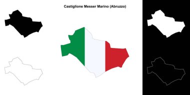 Castiglione Messer Marino (Abruzzo) ana hat haritası seti