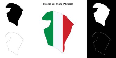 Celenza Sul Trigno (Abruzzo) ana hat haritası seti