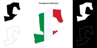 Cermignano (Abruzzo) ana hat haritası ayarlandı