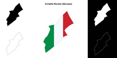 Civitella Roveto (Abruzzo) ana hat haritası seti