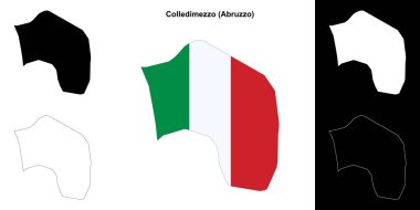Colledimezzo (Abruzzo) ana hat haritası seti