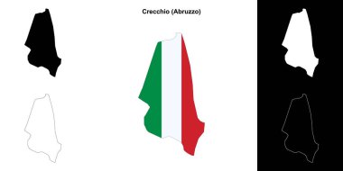 Crecchio (Abruzzo) ana hat haritası ayarlandı