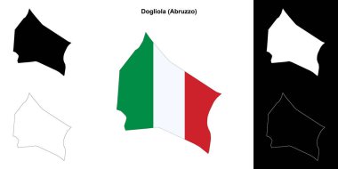 Dogliola (Abruzzo) ana hat haritası seti