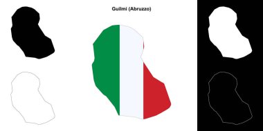 Guilmi (Abruzzo) ana hat haritası seti