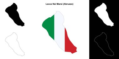 Lecce Nei Marsi (Abruzzo) ana hat haritası ayarlandı