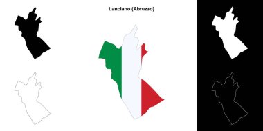 Lanciano (Abruzzo) ana hat haritası seti