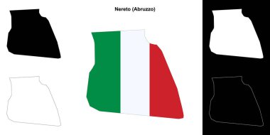 Nereto (Abruzzo) ana hat haritası seti